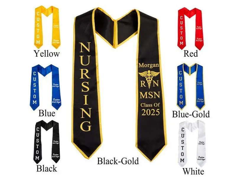 Custom Graduation Stole Class of 2026 stoles Graduation,Personalized ...