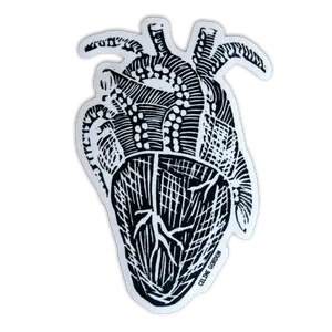 Octoheart Sticker