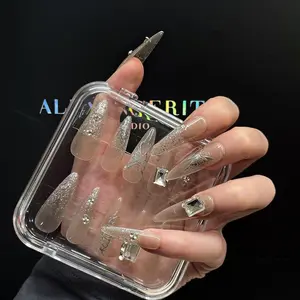 Alexandrite Studio Press On Nails --- Sliver Nube