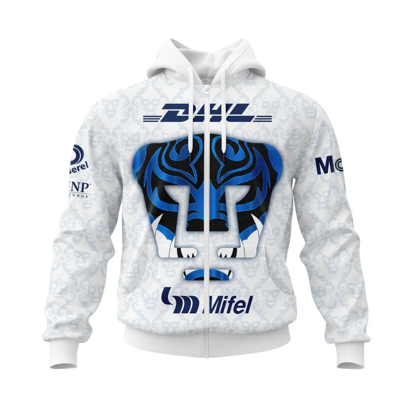 Liga MX Pumas UNAM Y La Lucha Libre V0222 Hoodie Zip