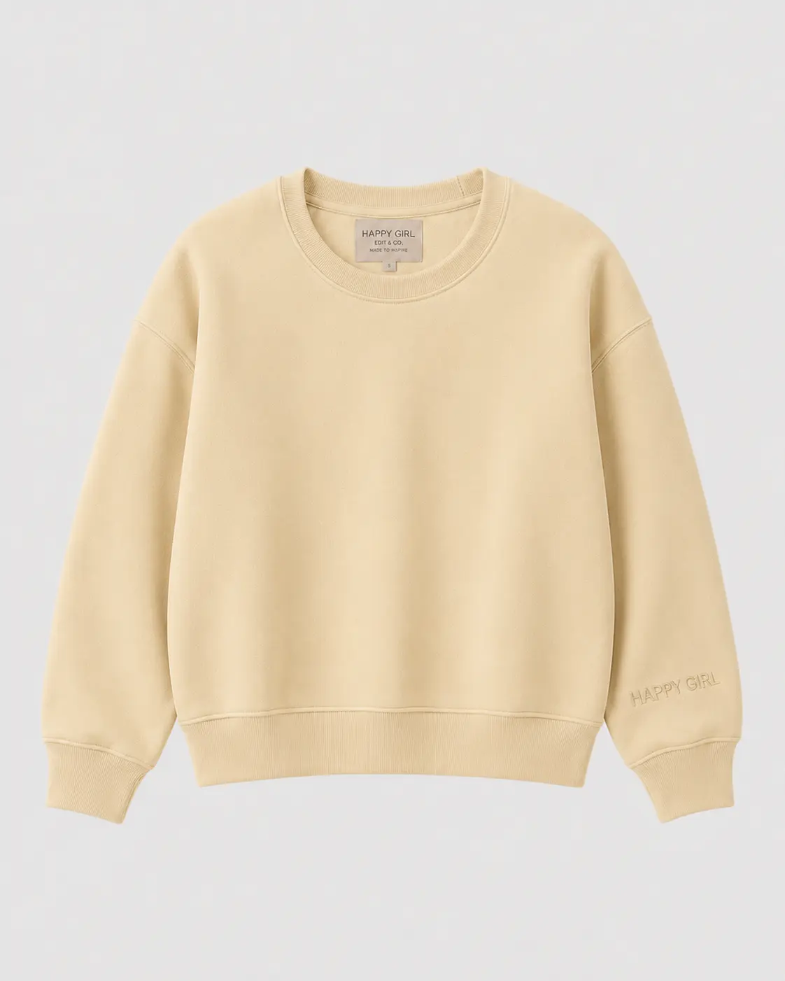 CLASSIC CREWNECK Butter Yellow