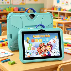 7-Inch Student Android WiFi Tablet, Learning Game Leisure, Learning Entertainment Tablet, Android Tablets, 1+16GB, Shockproof Case, Parental Control, Educational Tablet