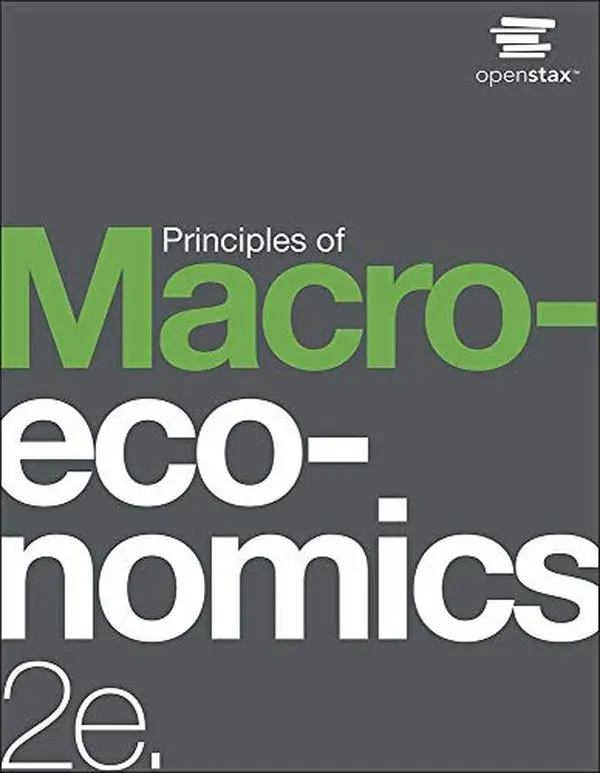USED Book - Principles of Macroeconomics 2e by OpenStax (paperback version, B&W) by OpenStax (Paperback) - english