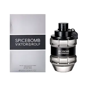Viktor&Rolf Spicebomb EDT Spray for Men 3.04 Oz / 90 ml - Woody, Spicy, Gourmand Scent Aromatic Fragrance