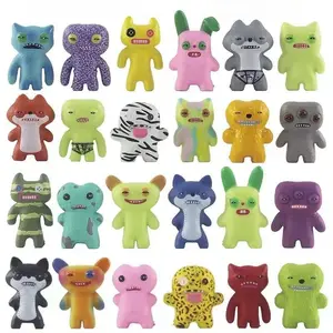 24pcs Cute Monster Figurines Set, Game Accessories, Model Display, Holiday Decorations, Car/cake/tabletop Decoration, Home Party Theme, Cute Figures