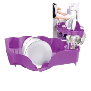 Tupperware Easy Dry Dish Rack with Multiple Slots for Storage and Organization