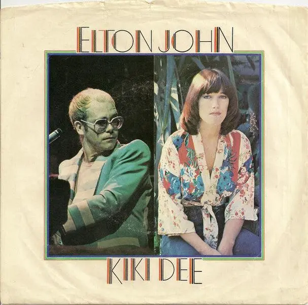 Elton John And Kiki Dee - Don't Go Breaking My Heart (7", Single, Glo)