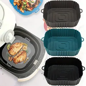 Reusable Oven Silicone Baking Tray, Pizza & Fried Chicken Basket, Durable Silicone Mold for Grilling, Essential Kitchen Accessory
