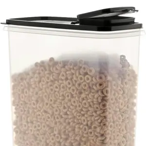 Tupperware Cereal Storer See-Through Container with Lid for Cereal Pasta & Bulk Foods Keeps Moisture Out Maintains Freshness Flip-Top Pouring Mess-Free Easy Portion Control Kitchen Storage Utensils