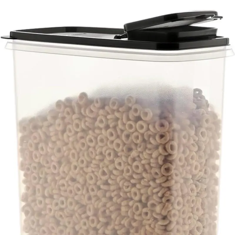 Tupperware Cereal Storer See-Through Container with Lid for Cereal Pasta & Bulk Foods Keeps Moisture Out Maintains Freshness Flip-Top Pouring Mess-Free Easy Portion Control Kitchen Storage Utensils