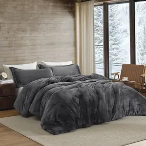 Coma Inducer Oversized Comforter Set - Me Sooo Comfy - Pewter