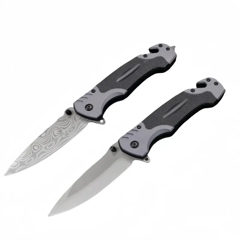 Multifunctional folding knife, classic EDC design with back clip, seat belt cutter, sturdy and sharp, well balanced size and weight, the first must-have folding knife for men, perfect gift during Thanksgiving Day, Christmas and Birthday.