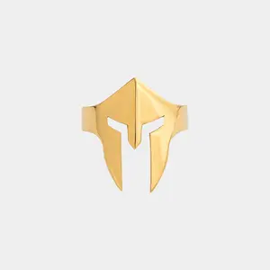 Spartan Helmet Ring - Gold