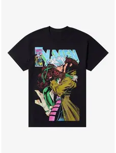 X-Men Rogue & Gambit Comic Cover Shirt, Canvas Graphic Crewneck Unisex T-Shirt Sweatshirt, Hoodie, Comfort Colors