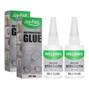Clear Multi Purpose Adhesive Glue 50g for Ceramic Glass Wood Fast Dry Transparent Bonding Glue Waterproof Sealant for Home Repair DIY Craft Use