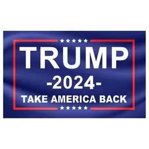 Donald Trump Proud 2024 3x5Ft Flag Tapestry Make America Great Again for Indoor Outdoor Decorations Wall Hanging Banner with 2 Brass Grommets boys and girls room decor