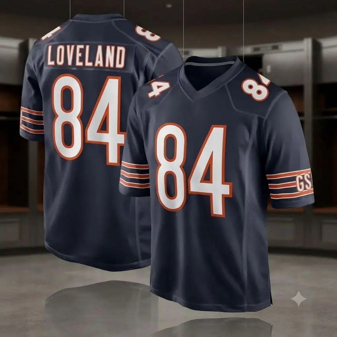 Unisex Loveland Football Jersey – Playoff Game Shirt, Navy, Fan Gift for Men & Women