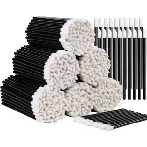 600 Pcs Lip Applicators Disposable Lip Brush, Lip Wands Applicators, Lipstick Applicators Disposable Doe Foot Applicator Lip Brush Wands Pink