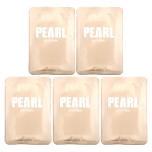 Lapcos Pearl Beauty Sheet Mask Set, Brightening, 5 Sheets, 0.81 fl oz (24 ml) Each