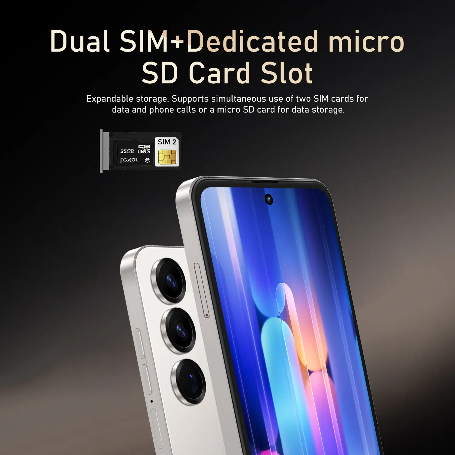 Fuffi 4G Smartphone, Dual SIM Android Mobile Phone, Dual Card
