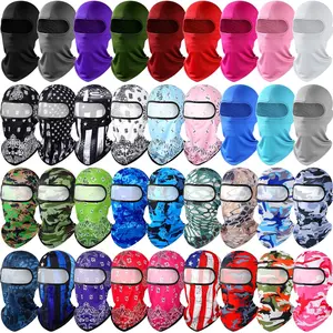 36 count Balaclava  Cover Ski Mask Full  Cover UV Sun Protection Windproof Mask for  Outdoor Riding