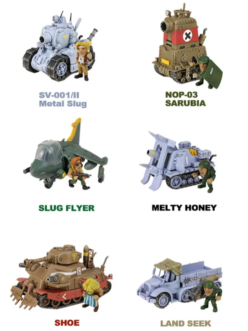 HIPLAY Xinshi Model Metal Slug X Series Plastic Assembly Model Kits - Iconic Tank, Truck, Mecha & Aircraft Collectible Figures