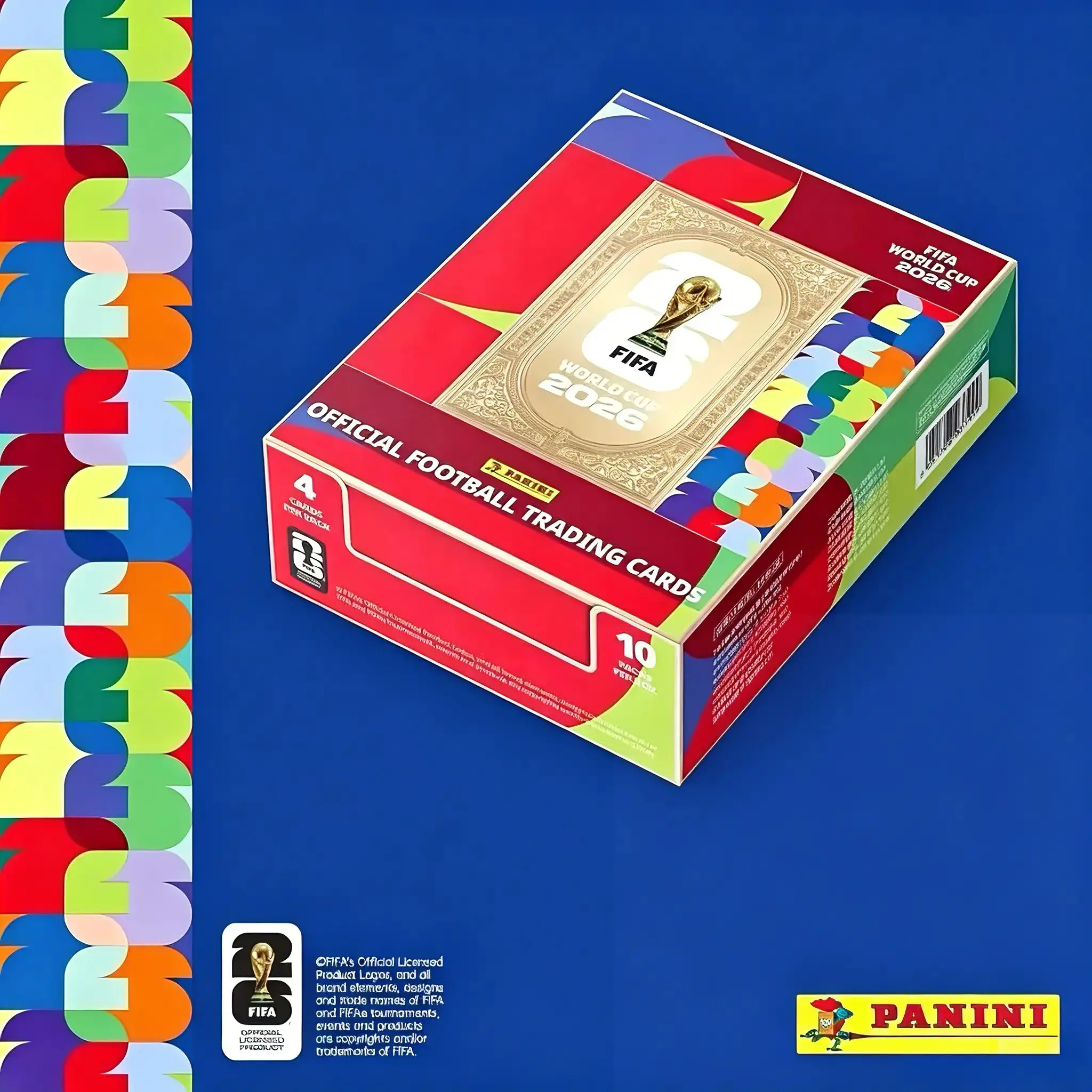 2026 Panini x Kayou FIFA World Cup Official Factory-Sealed Unsearched Soccer Trading Card Box with Packs (Caja de Cromos Oficiales FIFA Mundial 2026 Panini x Kayou Precintada de Fábrica)