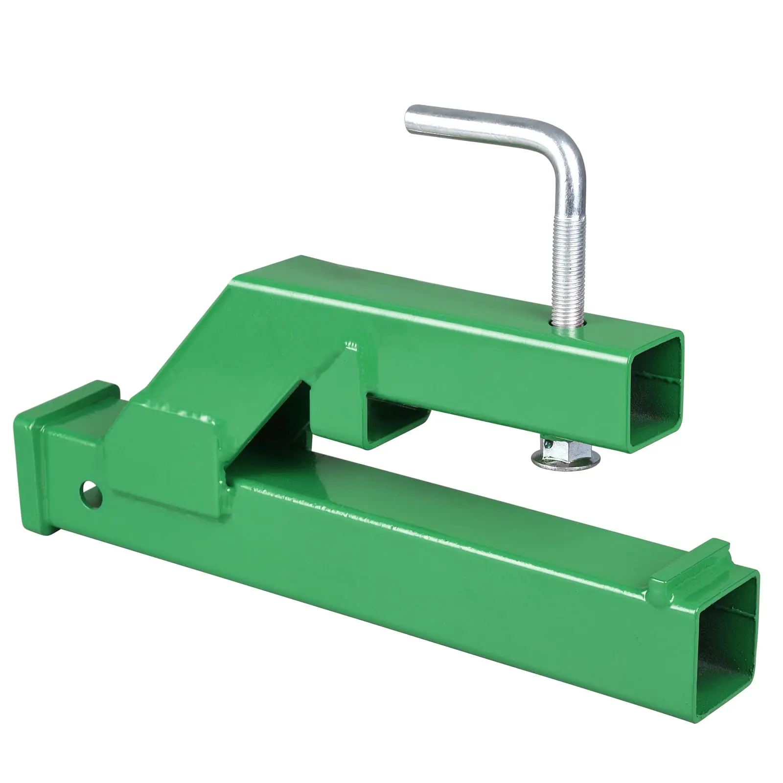 GARVEE Clamp On Trailer Hitch 2" Ball Mount Receiver Adapter Bucket Trailer Hitch Competible with Deere  Tractor Bucket Forklift