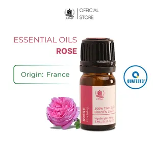Organic Rose Absolute Essential Oil - 100% Pure Natural - France Origin - Romantic Self Care Ritual - Le Rustique