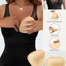 Reusable Self-Adhesive Bra Pads, Waterproof Bikini Chest Pads, Thick Invisible Push-Up Inserts, 2 Pack, Bra Accessories, Ideal for Swimming