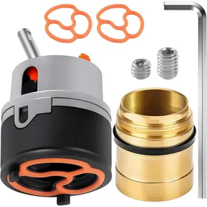 RP50587 Delta Faucet Cartridge Replacement for DST Single Handle Kitchen and Lavatory Sink Faucets Repair Parts, Compatible with Delta RP50587 Cartridge Valve w/ RP51503 Bonnet Nut