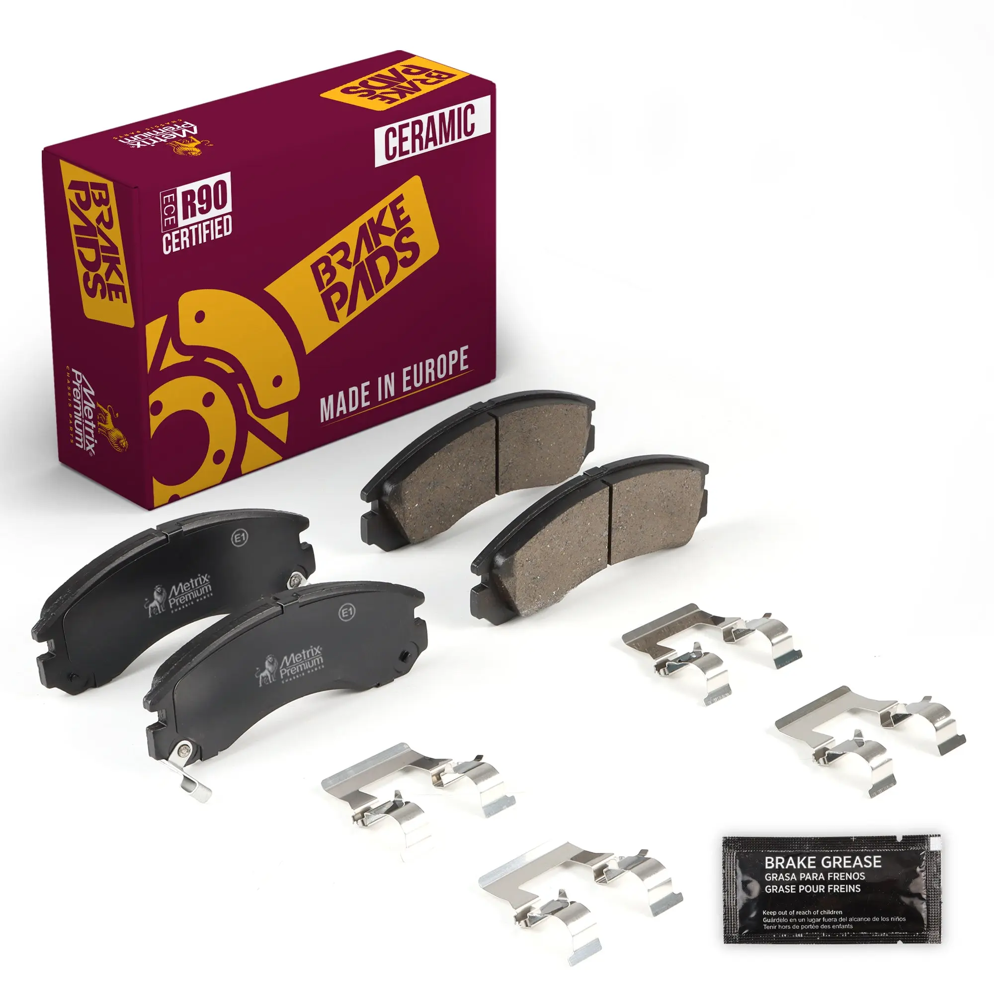 Front Disc Brake Pad Set 93790MC