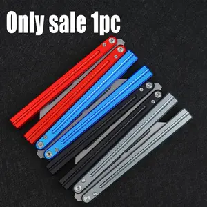 Aluminum Butterfly Trainer, Essential Beginner Novice Equipment, Versatile Metal Flip Tool, Outdoor Edc Tool, Four Colors Available