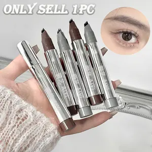 Wild Brow Multi-Branch Eyebrow Pencil, Even Coloring, Long-Lasting Waterproof Natural Look, Essential for Beginners Daily Use, Cosmetic