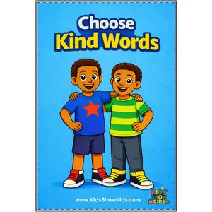 Choose Kind Words -12X18 Classroom Satin Poster