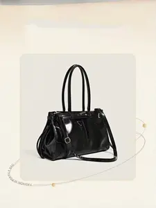 Vintage Wax Leather Tote Bag, High-End Commuter Shoulder Bag, 2026 New Arrival, Versatile Crossbody Handbag, Stylish and Practical