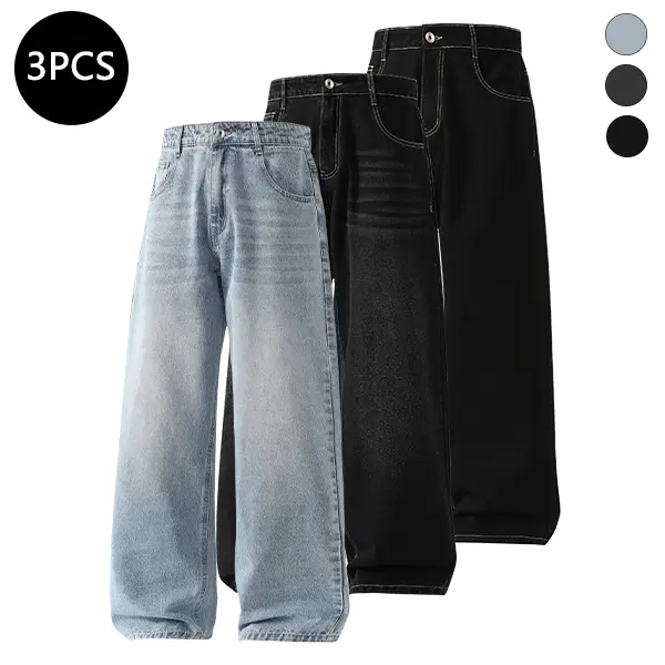 Light blue + black-gray + black