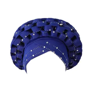 African Braided Head Wrap Twisted Braided Hat Turban Headscarf Head Coverings