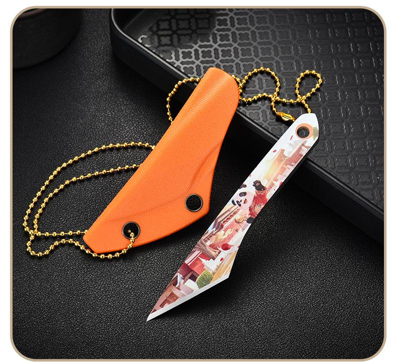 Portable keychain pocket knife, multi-functional outdoor tool, suitable for gardening, camping and DIY projects. Collectible | Commemorative knife