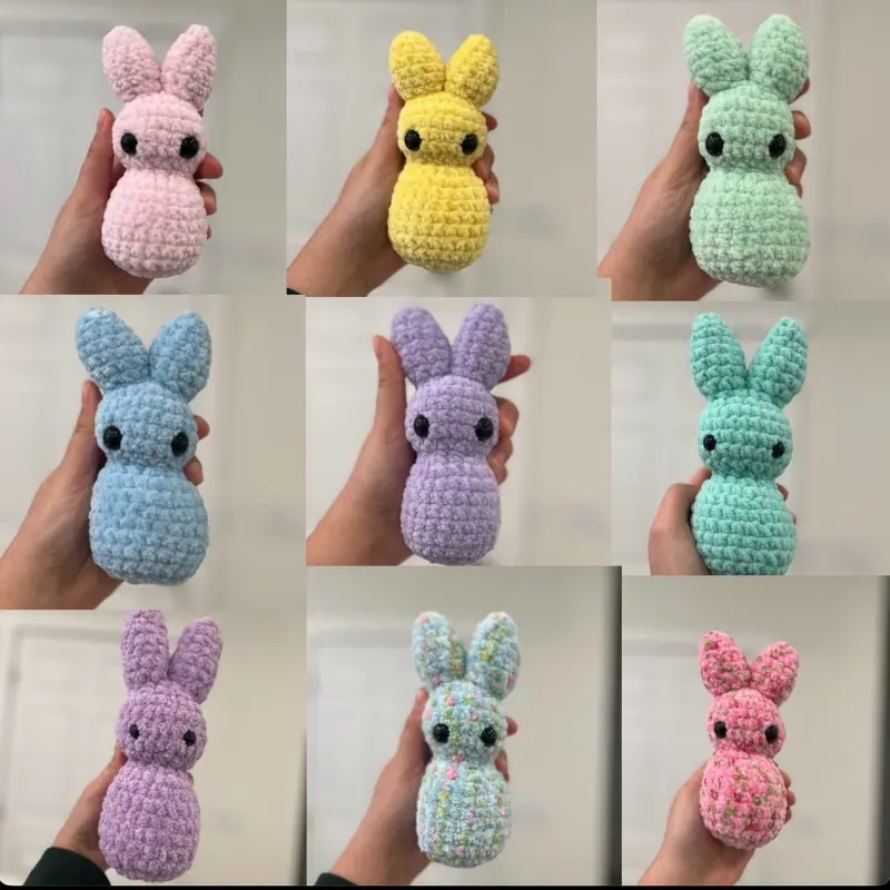 Hand crocheted peeps Hand crocheted peeps