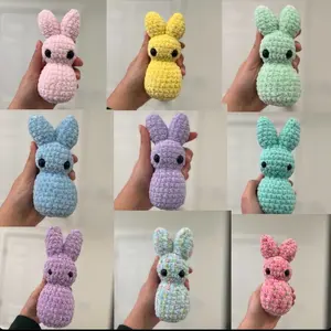 Hand crocheted peeps
