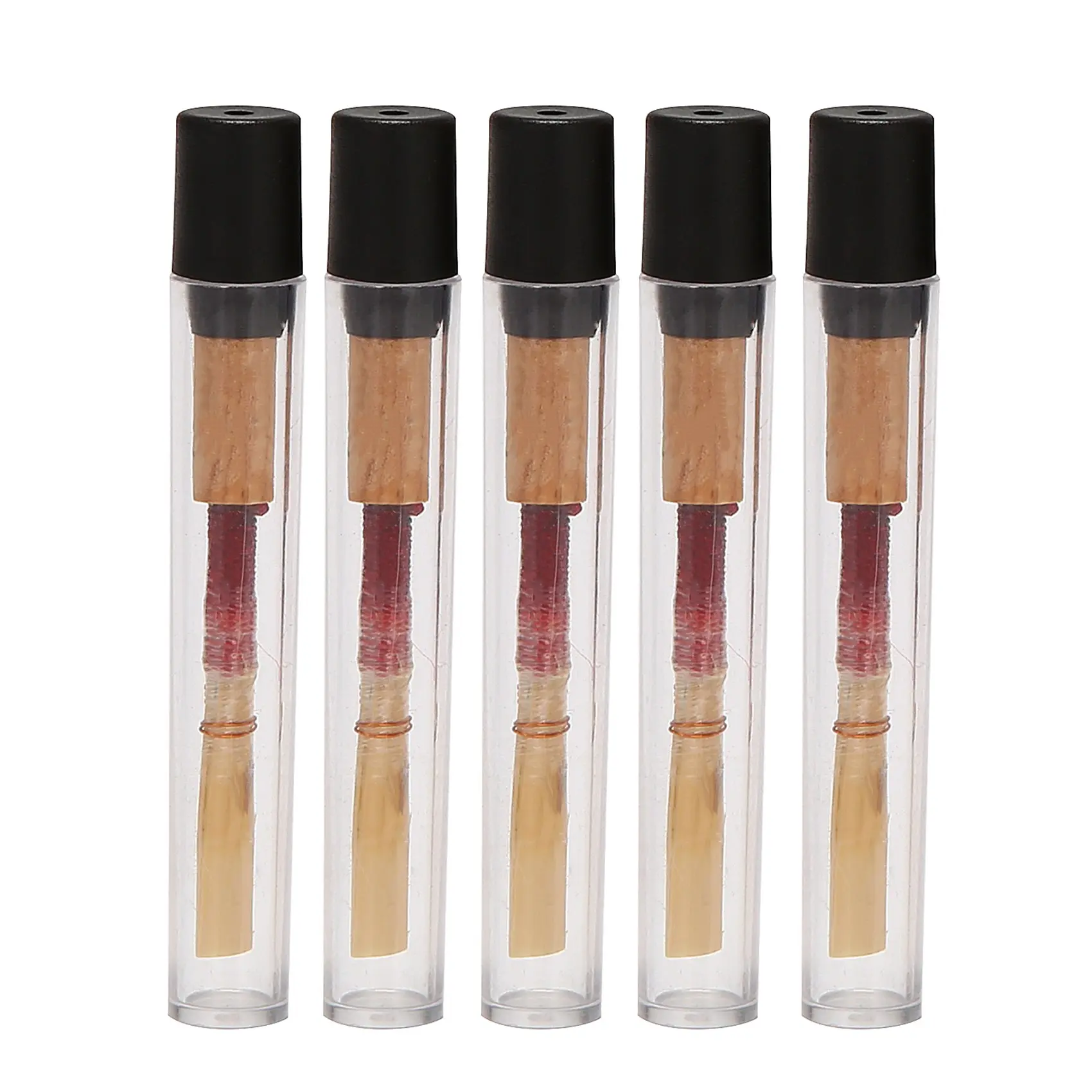 5pcs Handmade Medium-Soft Strength Oboe Reed Set with Red Cork, Manual Woodwind Accessory for Unisex Oboe Users, Suitable for All Seasons (Household Appliance Parts & Accessories), No