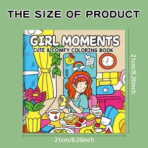 Coloring book Children's watercolor coloring book Elementary school kindergarten cute painting book Character picture book Toddler Workbook Water Coloring Books