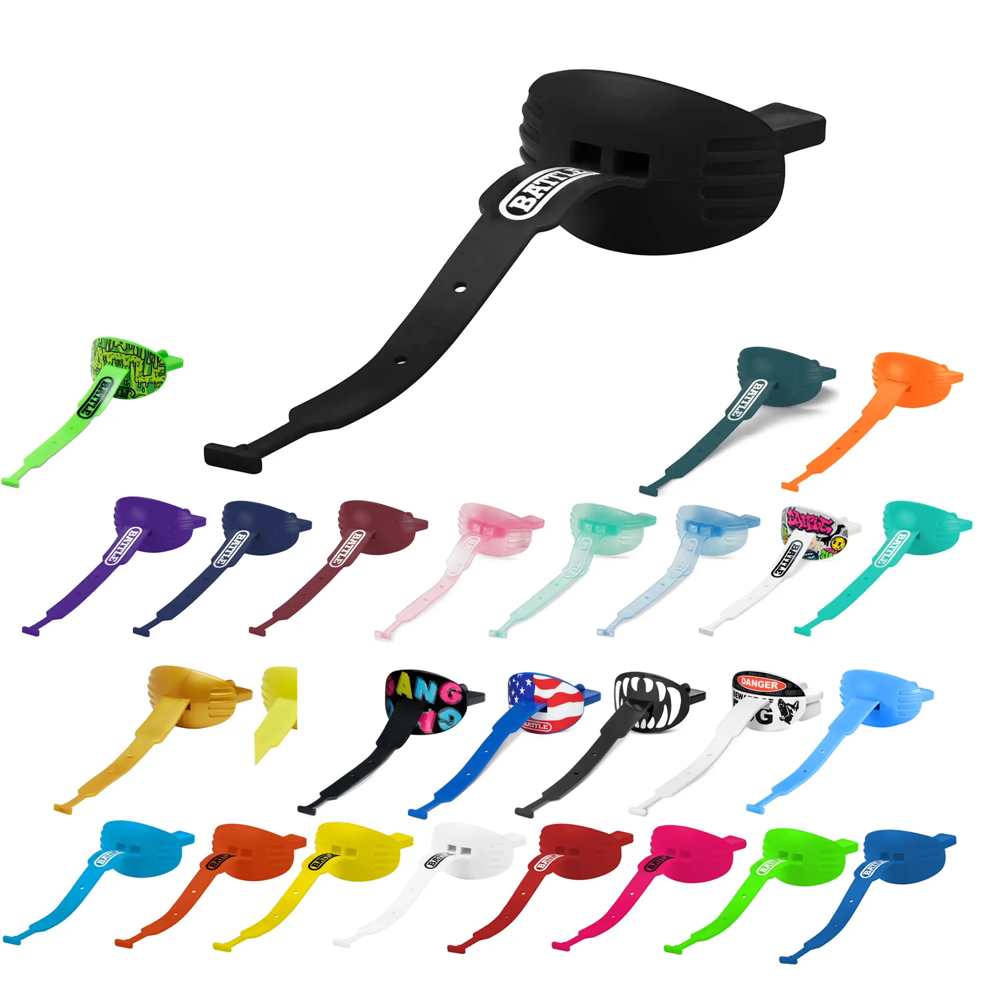 Battle Sports Speed Football Mouthguard with Connected Thick Strap Battle Sports Speed Football Mouthguard with Connected Thick Strap