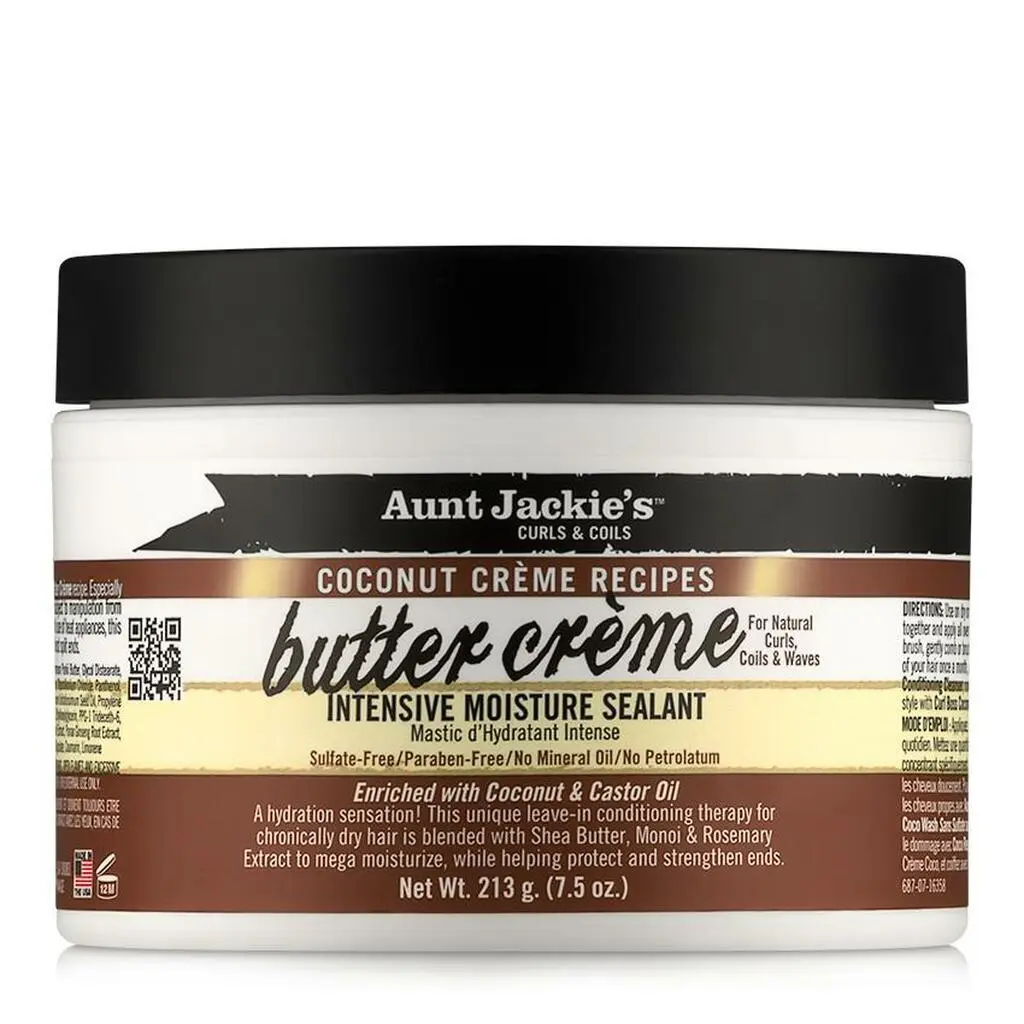 Hydrating Butter Cream for Dry, Curly 2c-4c Hair, Moisturizing Sealant with Coconut Oil & Avocado to Help Prevent Split Ends, 7.5 oz, Hydrate, Bristle, 7.5Oz, Rosemary, Shea, Ginseng, Moisturizer, Haircare, Moisture, Brush