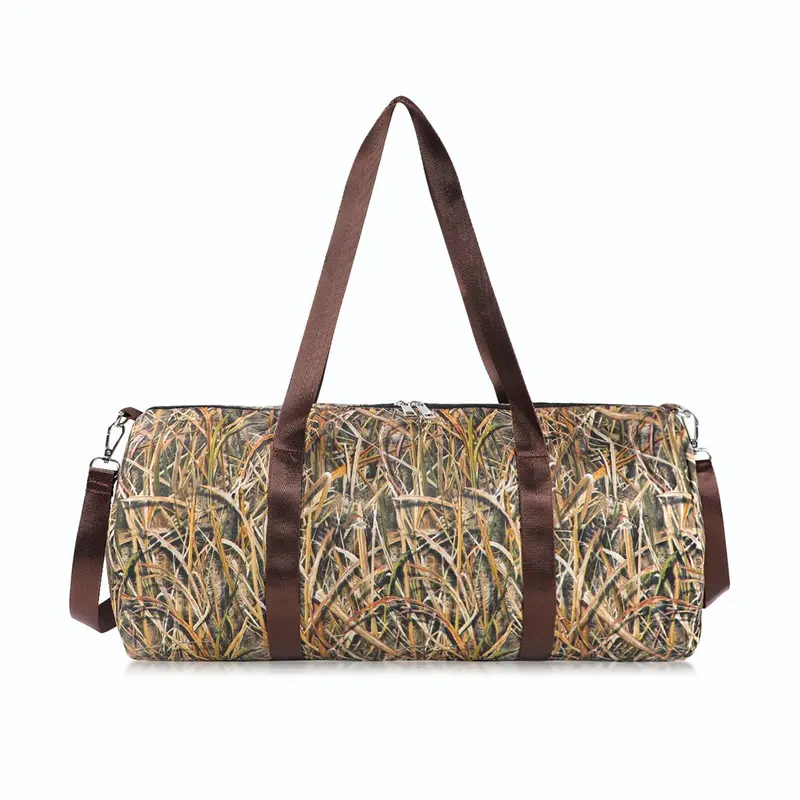 Sporty All Over Print Adjustable Strap Zipper, Lightweight Sports Crossbody Bag, Sports Bag for Men & Women, Athletic Bag, Workout Bag