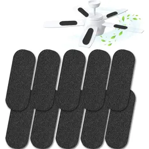 10 Packs Ceiling Fan Filters: Universal Fan Filters for Ceiling Fan   Adhesive Ceiling Fan Filters for  Ceiling Fan Air Filters for Home Office Common Household Contaminants