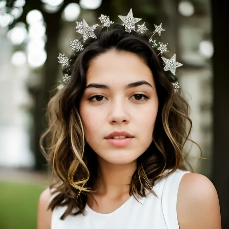 Silver Star Cluster Tiara, Headband with stars, bridal accessory, sparkly embellished headpiece, Galaxy celestial Star hair accessories