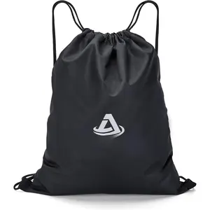 Drawstring Backpack Black String Backpack Cinch Sack  Gym Backpack Bags for Yoga Traveling Outdoor  for Men Women