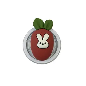 Adjustable cartoon carrot cute magnetic phone holder
